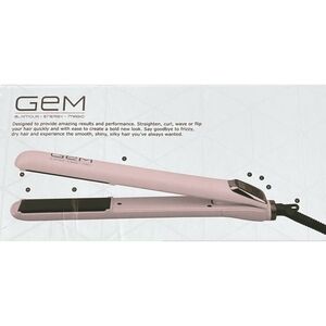GEM Hair Straightener in Pink